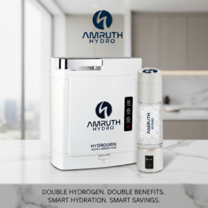 Amruth Hydro Hydrogen Rich Water Generator | and | Hydrogen Rich Water Bottle