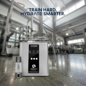 Amruth Hydro Hydrogen Rich Water Generator | And | Hydrogen Rich Water Bottle | Sports Edition